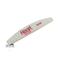 Пилка для нігтів Heart Half 180/240